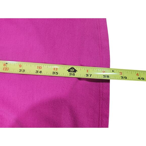 Old Navy Pink Maternity Knee Length Barbie Tank Dress M Stretch Casual Preppy - Picture 4 of 8